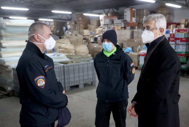 AFAD'ın gönderdiği yardımlar Hırvatistan’a ulaştı